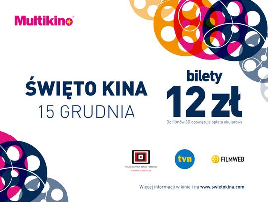 15 grudnia święto kina! Bilety za grosze!