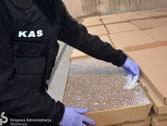 390 000 sztuk papierosów i 420 kg suszu tytoniowego zabezpieczyli mundurowi na terenie Włocławka i powiatu