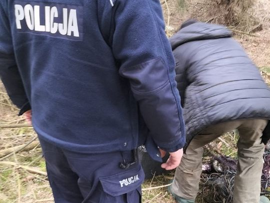 51-letni kłusownik zatrzymany na zbiorniku wodnym w gminie Włocławek