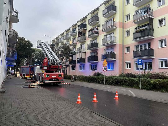 Akcja ratunkowa na ul. Wojska Polskiego