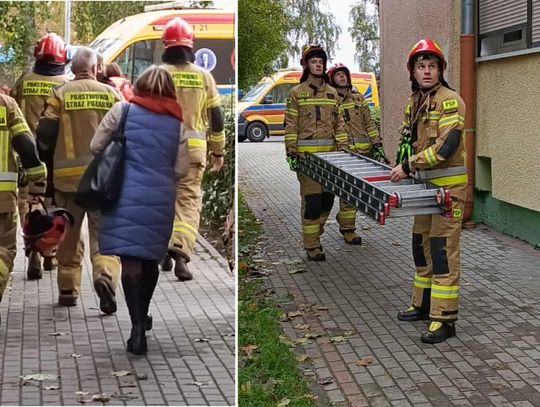 Akcja służb na ul.Wienieckiej. Kobieta trafiła do szpitala