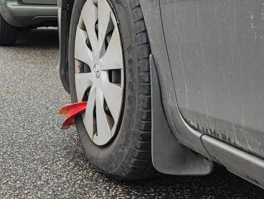 Akcja Straży Miejskiej na ulicy Łanieszczyzna. Kierowcy z blokadami kół