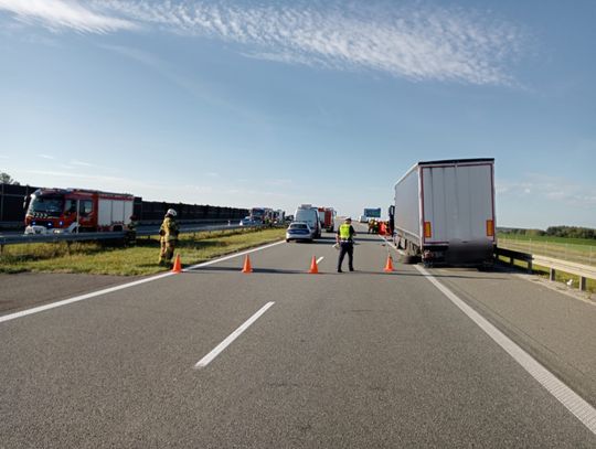 [Aktualizacja] wypadek śmiertelny na A1. Ruch zablokowany