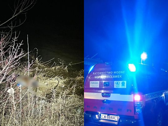 Alarm nad Wisłą we Włocławku. Z rzeki wydobyto ciało mężczyzny