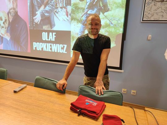 Archeolog Olaf Popkiewicz spotkał się z włocławianami