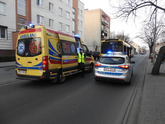 Autobus MPK potrącił pieszego na ul. Chmielnej 