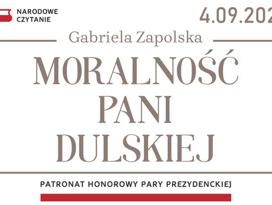 Będą wspólnie czytać "Moralność pani Dulskiej". Możesz dołączyć! 