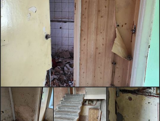 Bezdomni okupują kamienicę przy ul. Brzeskiej 19. Były już pożary, teraz...