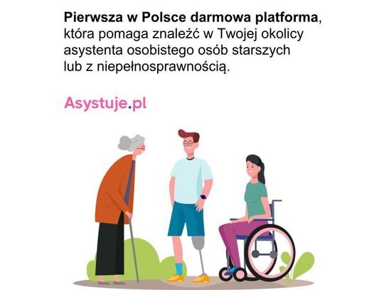 Bezpłatna platforma łączy osoby z niepełnosprawnościami i asystentów z Włocławka i okolic