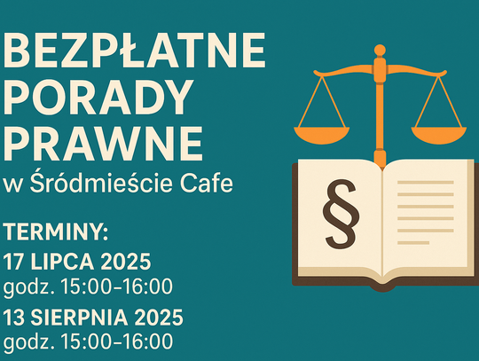 Bezpłatne porady prawne w Śródmieście Cafe. Adwokat będzie dyżurował dwa razy w wakacje