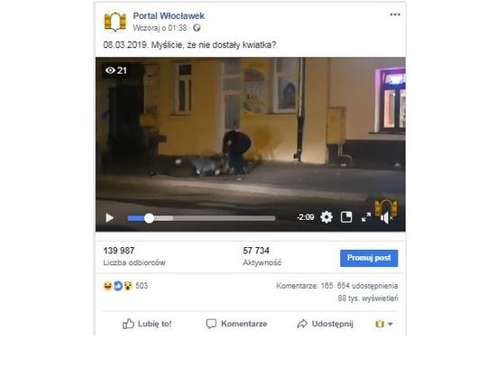 Bijące się nocą w środku miasta kobiety utrwalone na filmie. Monitoring miejski z awarią i policja, która prowadzi śledztwo...