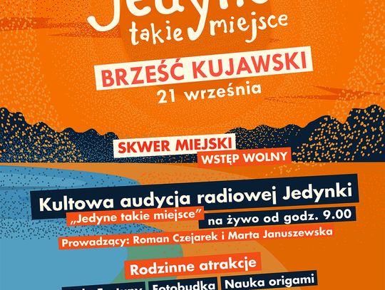 Brześć Kujawski na trasie radiowej Jedynki już 21 września. Sporo atrakcji