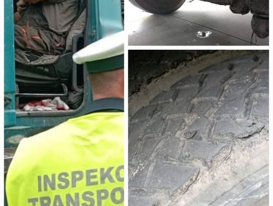 Ciężarówka z poważnymi usterkami i kierowca bez uprawnień. TDT i ITD nałożyło kary