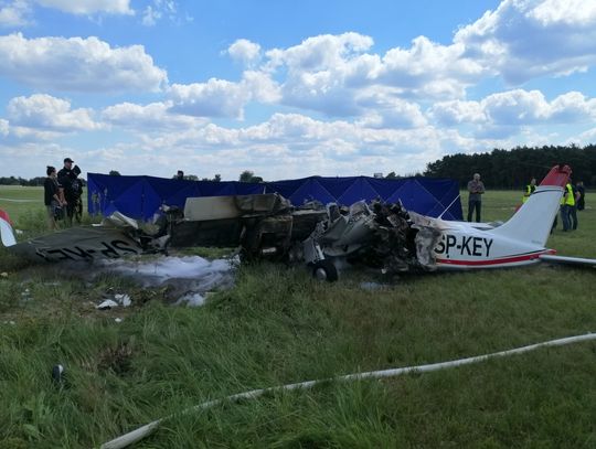 Członek Aeroklubu Włocławskiego zginął w wypadku awionetki w Bydgoszczy