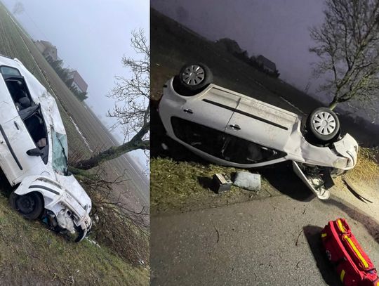 Dachowanie auta w Kąkowej Woli