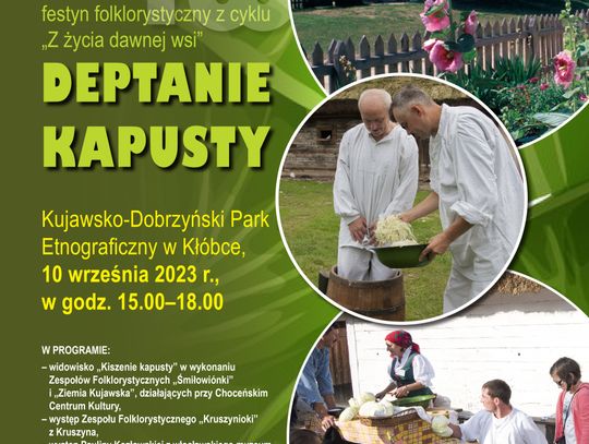 „Deptania kapusty” w Skansenie w Kłóbce. To ostatni festyn w tym roku