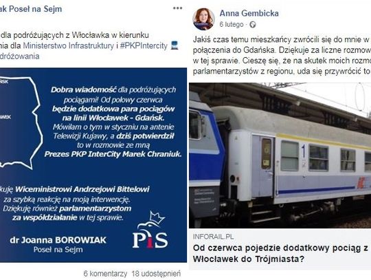 Dodatkowego pociągu na razie nie będzie... List do redakcji: "Zapewnienia posłanek z PIS-u ponownie mijają się z prawdą"