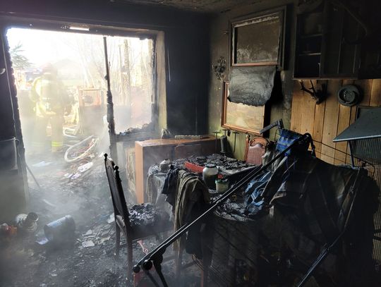 Dramatyczne chwile w Gołaszewie. Płonął dom jednorodzinny