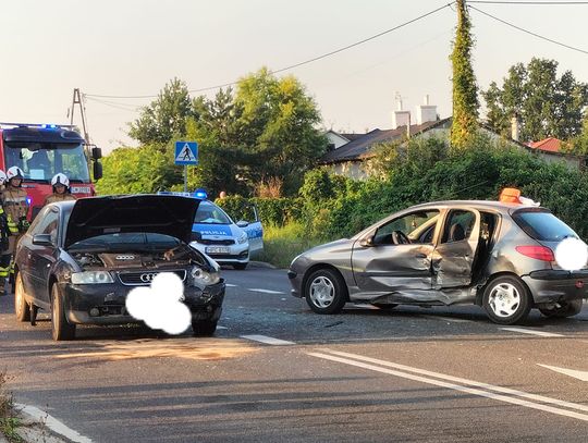 Dwie osoby poszkowodane w wyniku wypadku w Fabiankach