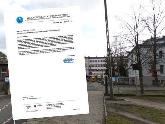 Dyrekcja odpowiada na wczorajszą konferencję na temat likwidacji szpitalnych oddziałów