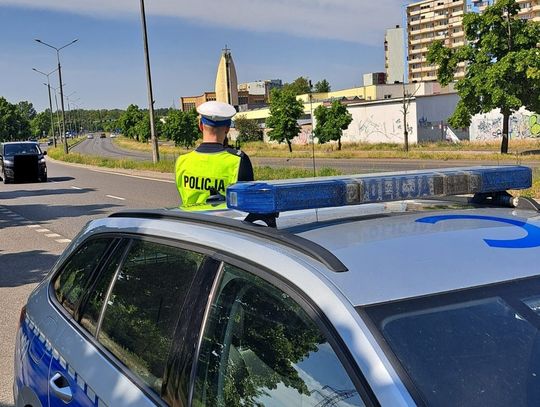 Działania NURD we Włocławku. Policjanci użyli drona