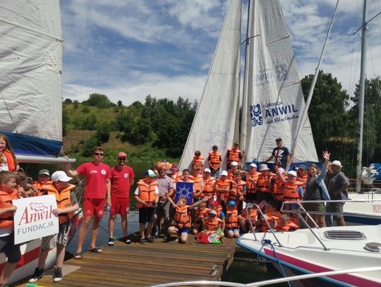 Dzieci uczestniczyły w "Wakacjach z Fundacją w Marinie Zarzeczewo"