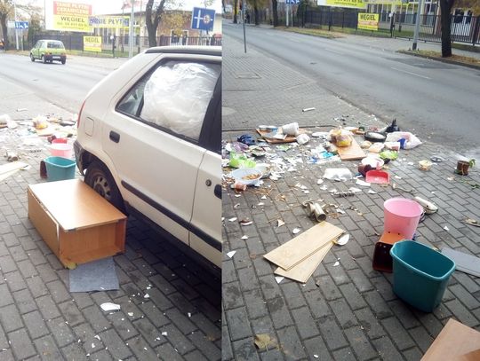 "Dziś wybiła szybę nauce jazdy, szukała noża...". Mieszkanka ul. Stodólnej znów rzucała przedmiotami