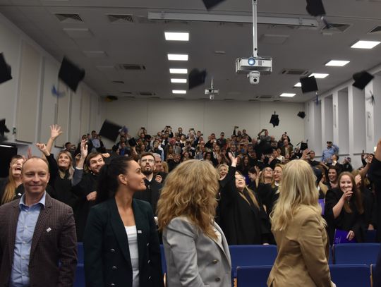 Uroczyste wręczenie dyplomów w Państwowej Akademii Nauk Stosowanych we Włocławku