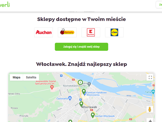Everli dostępna we Włocławku. Szoper zrobi zakupy w markecie i dowiezie pod drzwi