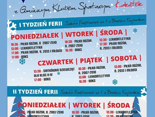 Ferie zimowe w Grodzie Łokietka