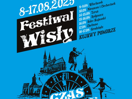 Festiwal Wisły 2025 coraz bliżej. Start już 8 sierpnia we Włocławku