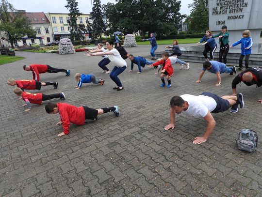 Gaszyn Challenge na Placu Wolności. Pompowali, żeby pomóc Kacperkowi