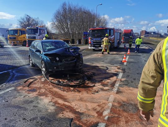 Groźny wypadek w Starym Brześciu. Jedna osoba trafiła do szpitala