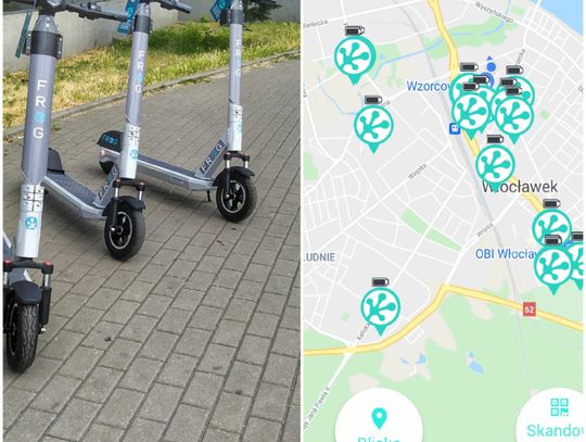Hulajnogi powróciły do Włocławka. Znamy koszt wynajmu