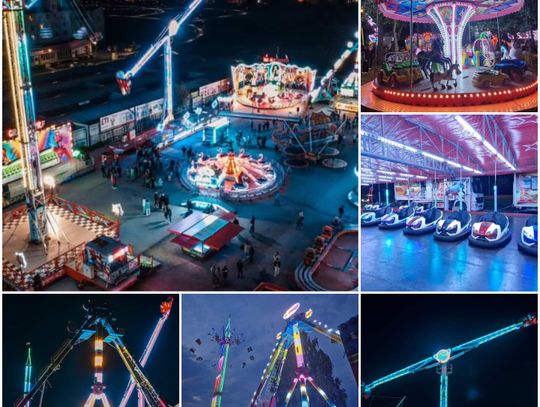 Jeden z największych lunaparków w Polsce na dawnym stadionie Włocłavii