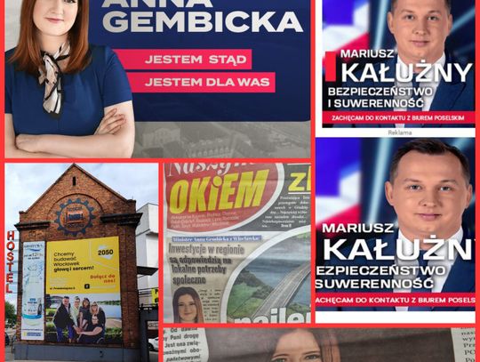 Łamanie prawa czy cwany wybieg? Gazetki, ogromne plakaty i bannery choć daty wyborów nie ma