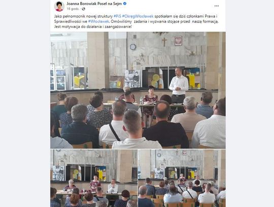 Joanna Borowiak tworzy nowe struktury PiS we Włocławku. Zawojują teren do wyborów?