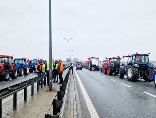 Jutro strajk rolników, o której wjadą do Włocławka?