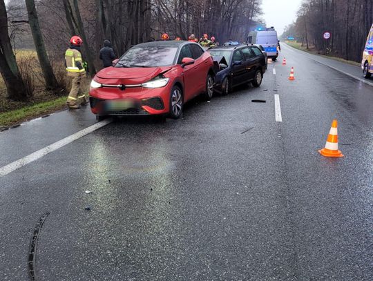 Karambol 8 aut na trasie Włocławek - Kowal