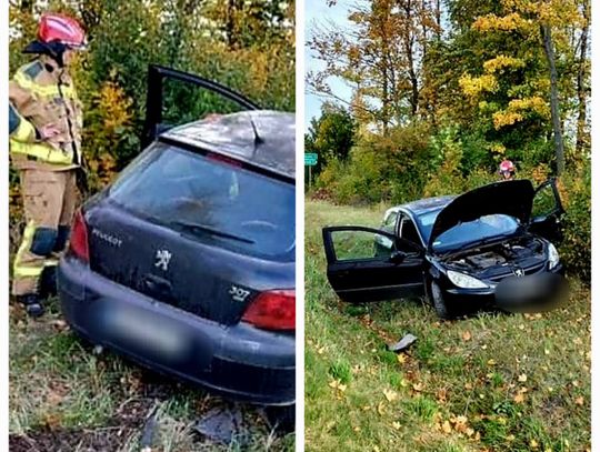 Kierowca trafił do szpitala. Policja ustala okoliczności zdarzenia