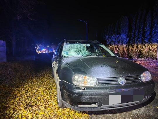 Kierowca vw potrącił 15-letnią dziewczynę. Lądował LPR