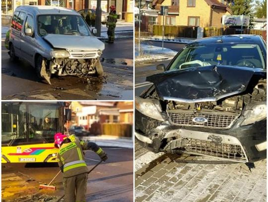 Kolejne zderzenie pojazdów. Tym razem na skrzyżowaniu ul. Zbiegniewskiej i Noakowskiego