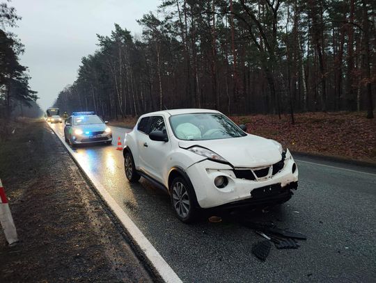 Kolizja 4 pojazdów na drodze Włocławek - Brześć Kujawski. Duże utrudnienia 