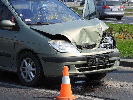 Kolizja na ul. Kruszyńskiej 