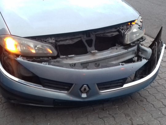 Kolizja przy ul. Wroniej. Sprawca ukarany mandatem i punktami karnymi