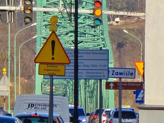 Komunikat MZDiZ - będą jutro o 8.00 frezować jezdnię na moście