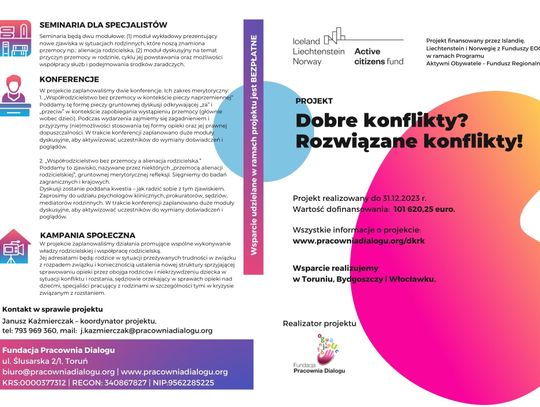 Konflikt w rodzinie lub z byłym partnerem? Pomogą bezpłatne mediacje dla włocławian