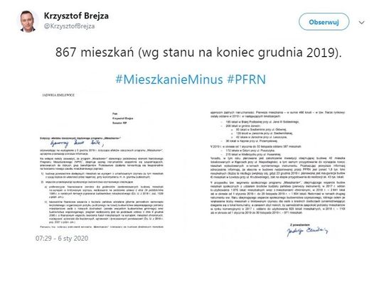 Krzysztof Brejza obnażył porażkę rządowego programu. W kujawsko-pomorskim nie wybudowano ani jednego "Mieszkania Plus"