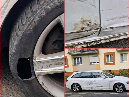 Ktoś zdewastował w nocy auto przy ul. Chmielnej. Poszukiwani świadkowie