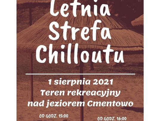 Letnia Strefa Chilloutu nad jeziorem Cmentowo 